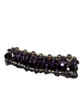 Purple gem layered bracelet