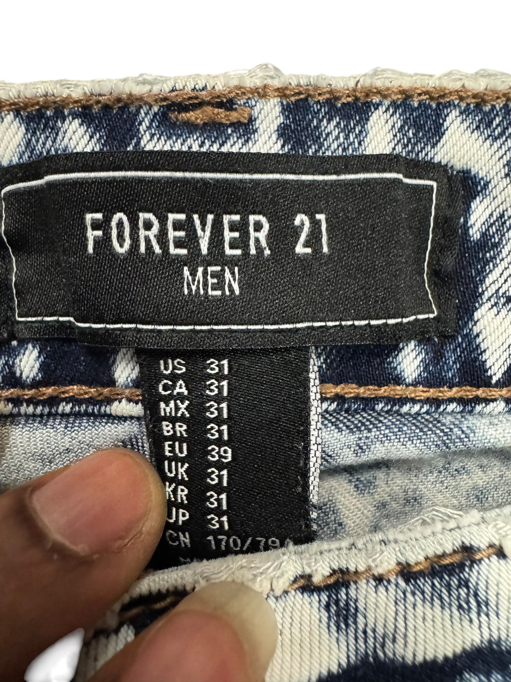 Forever 21 White washed jeans