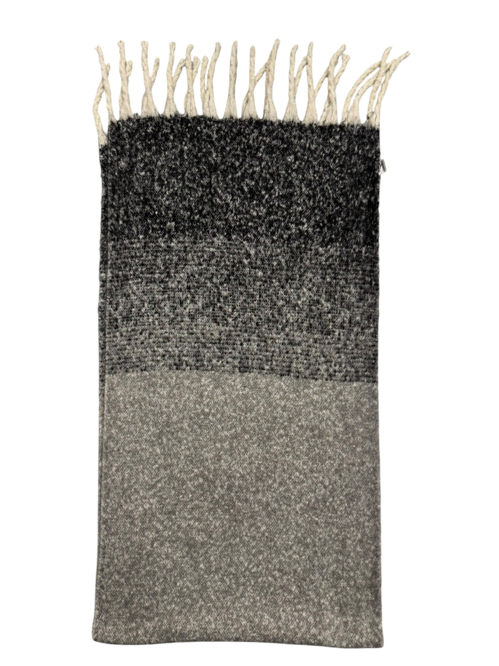 Grey Wool Heavy Scarf