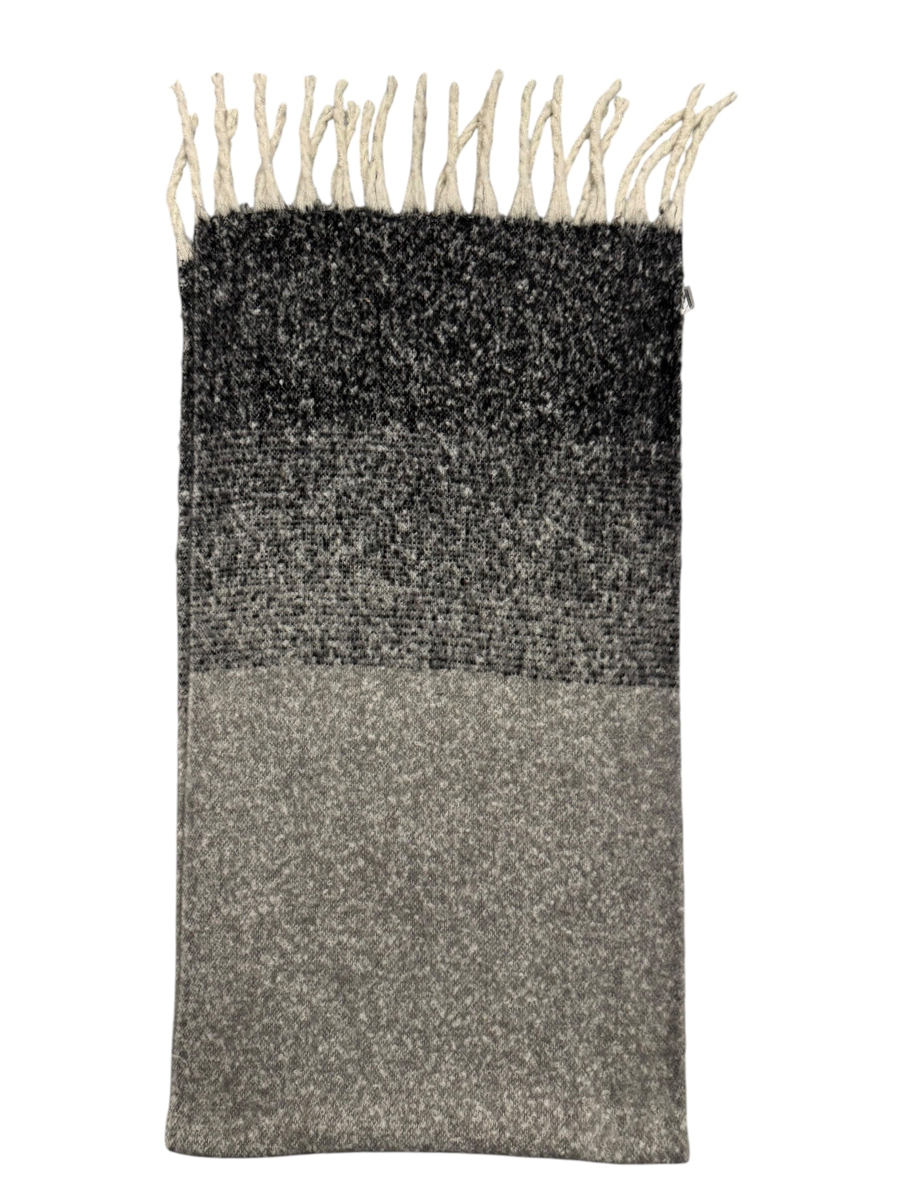 Grey Wool Heavy Scarf