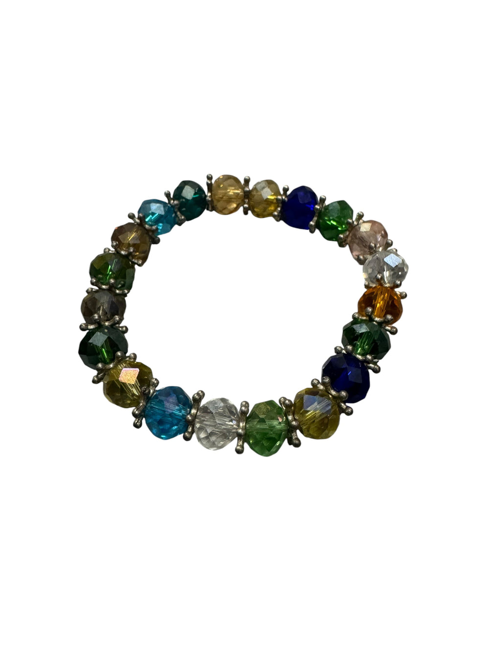 Multicolored gem bracelet