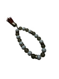Two-tone grey fringe bracelet