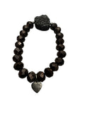 Brown grounding stone bracelet