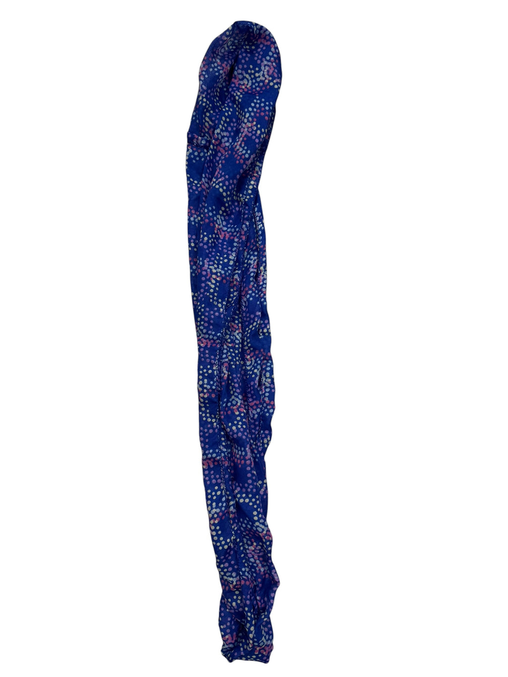 Blue & Pink Polkadot Scarf