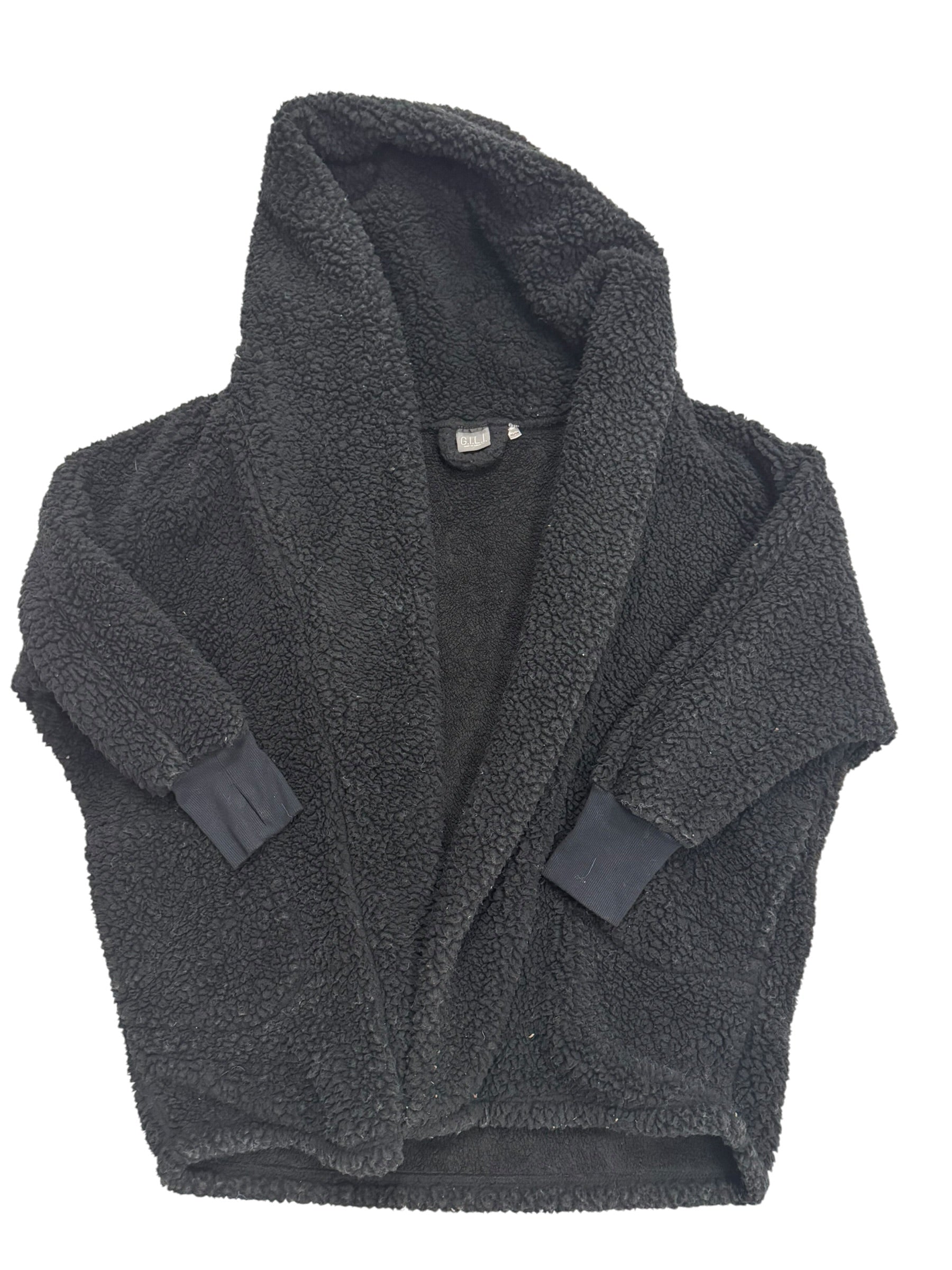 Gili Black fur coat