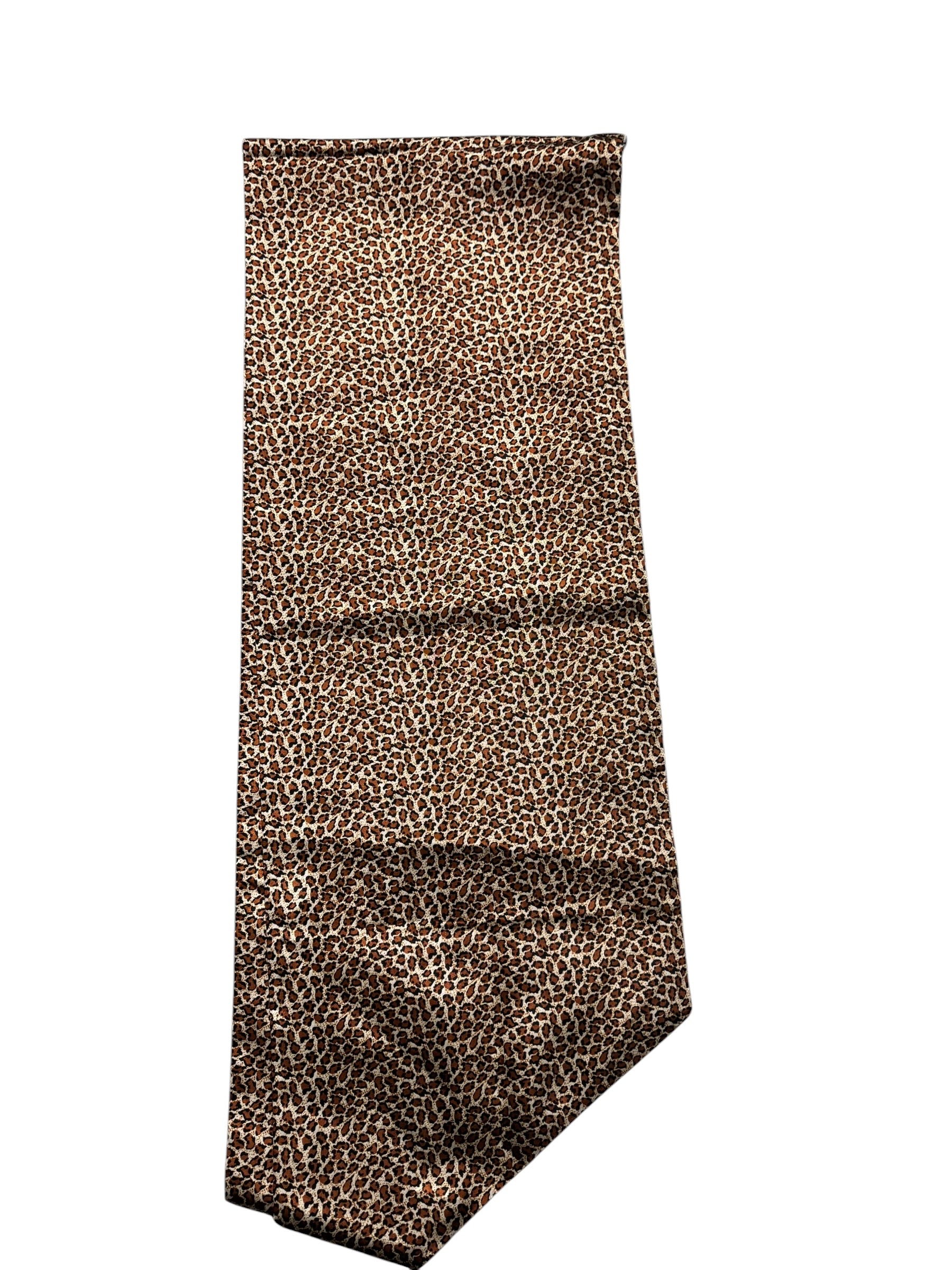 Gold Cheetah Print Scarf