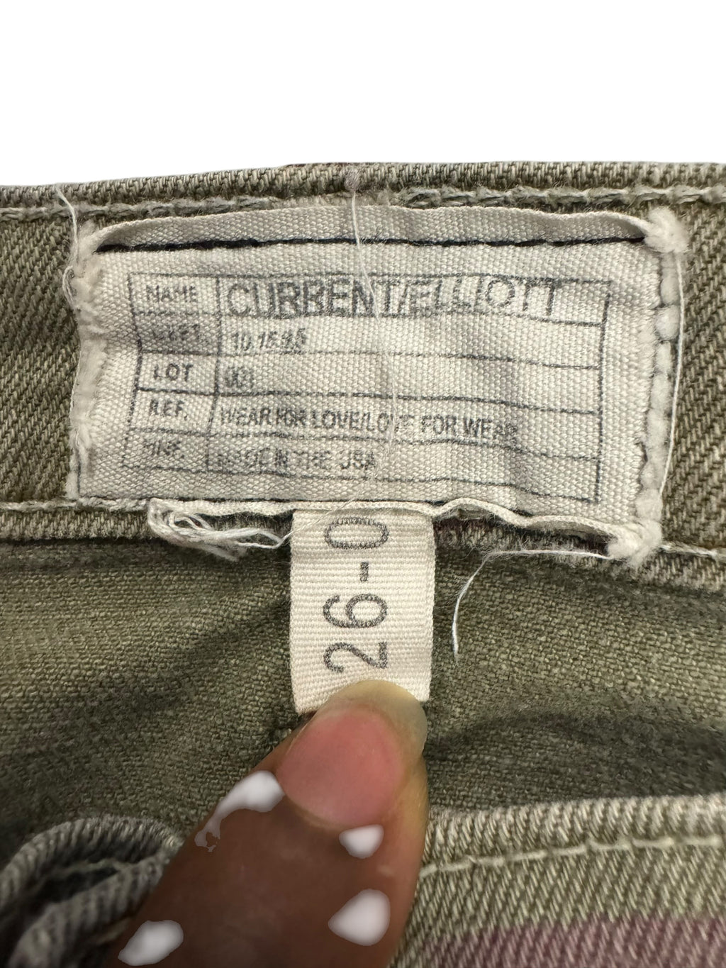 Current/Elliott Green Pants