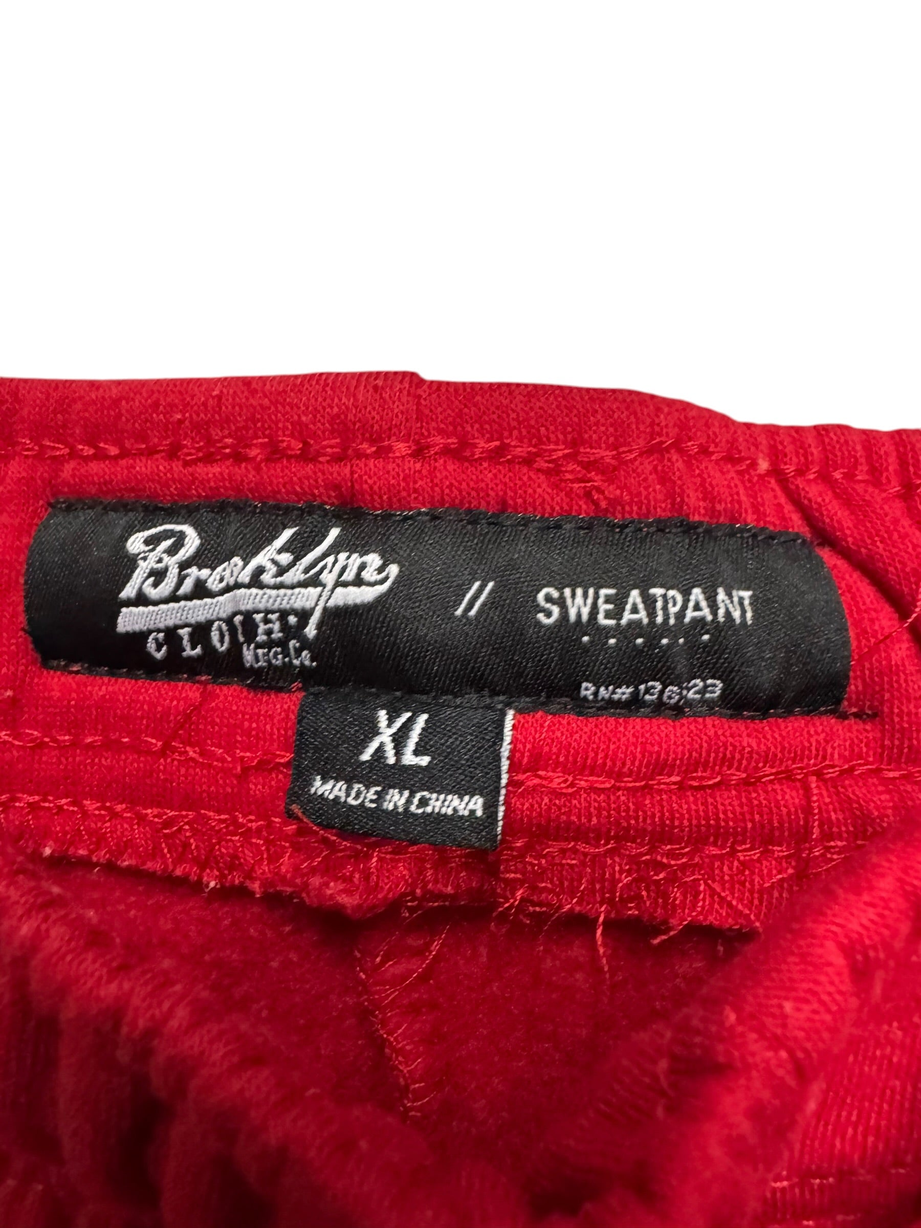 Brooklyn Red Sweatpants
