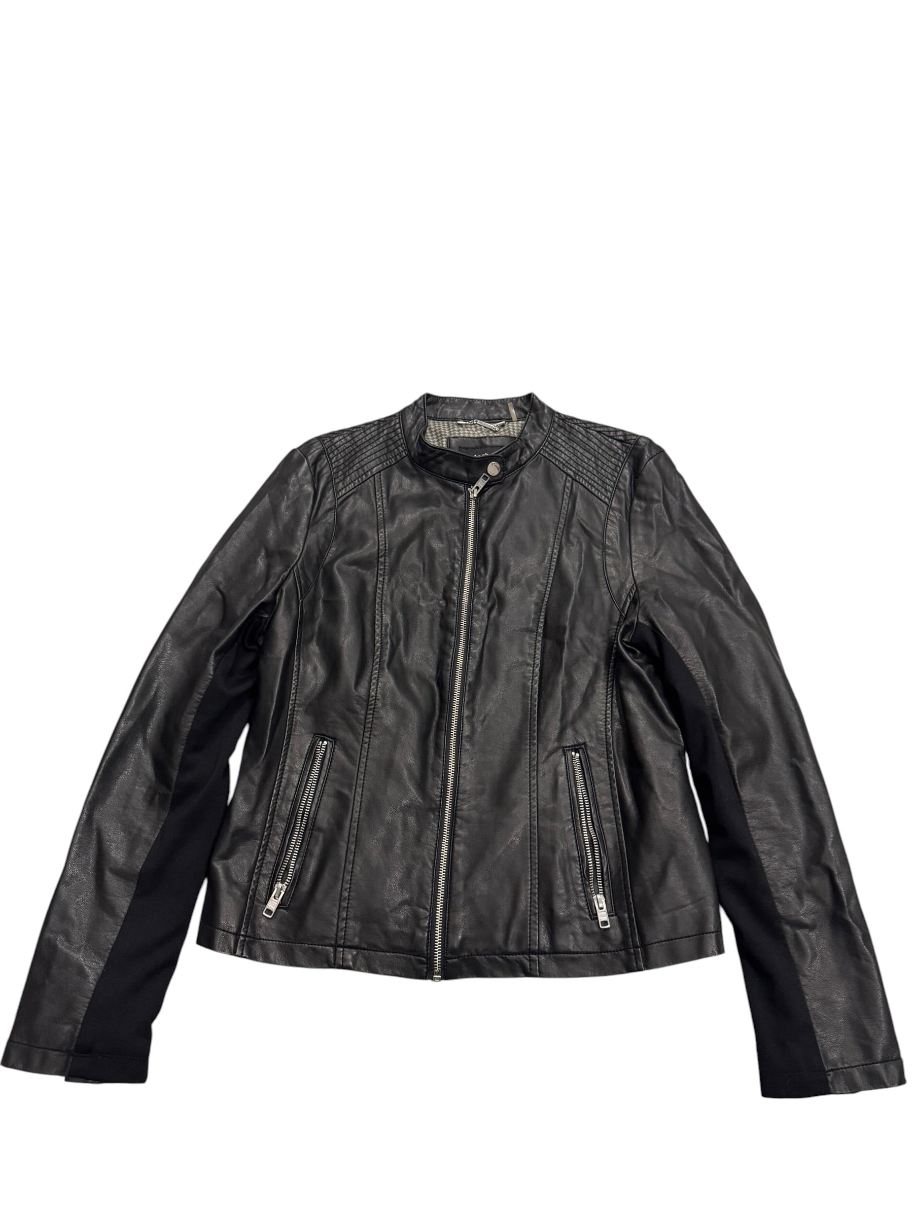 Black Rivet Leather Jacket