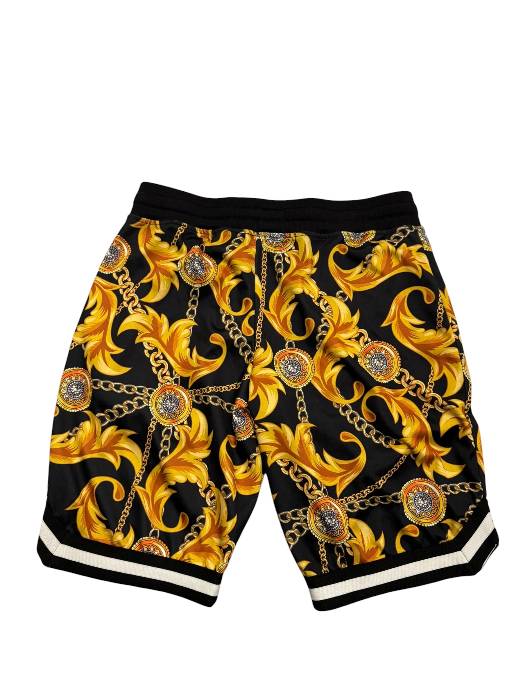 Slanted Gold Shorts