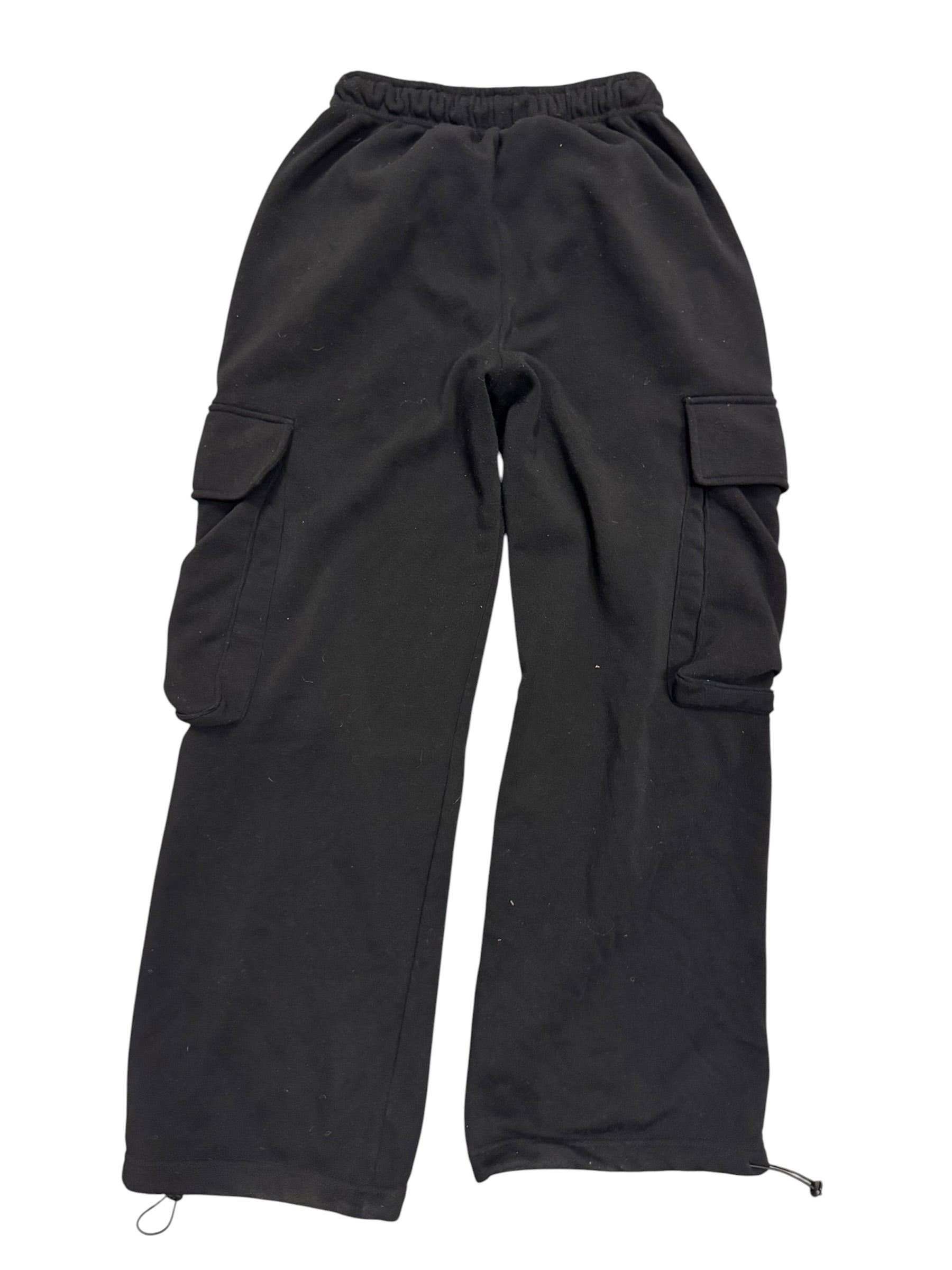 Black cargo sweats