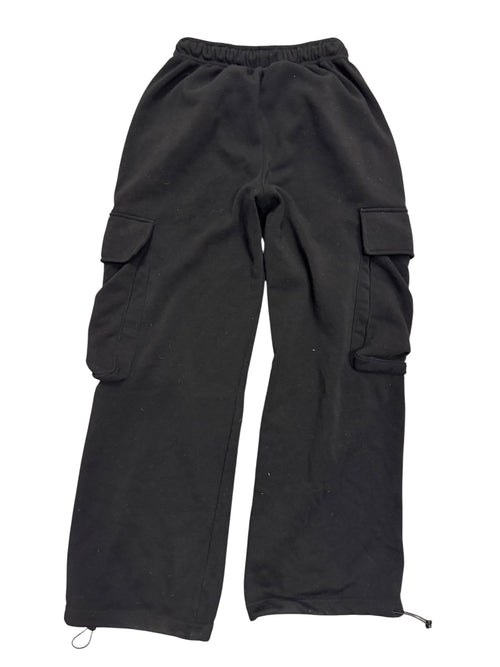 Black cargo sweats