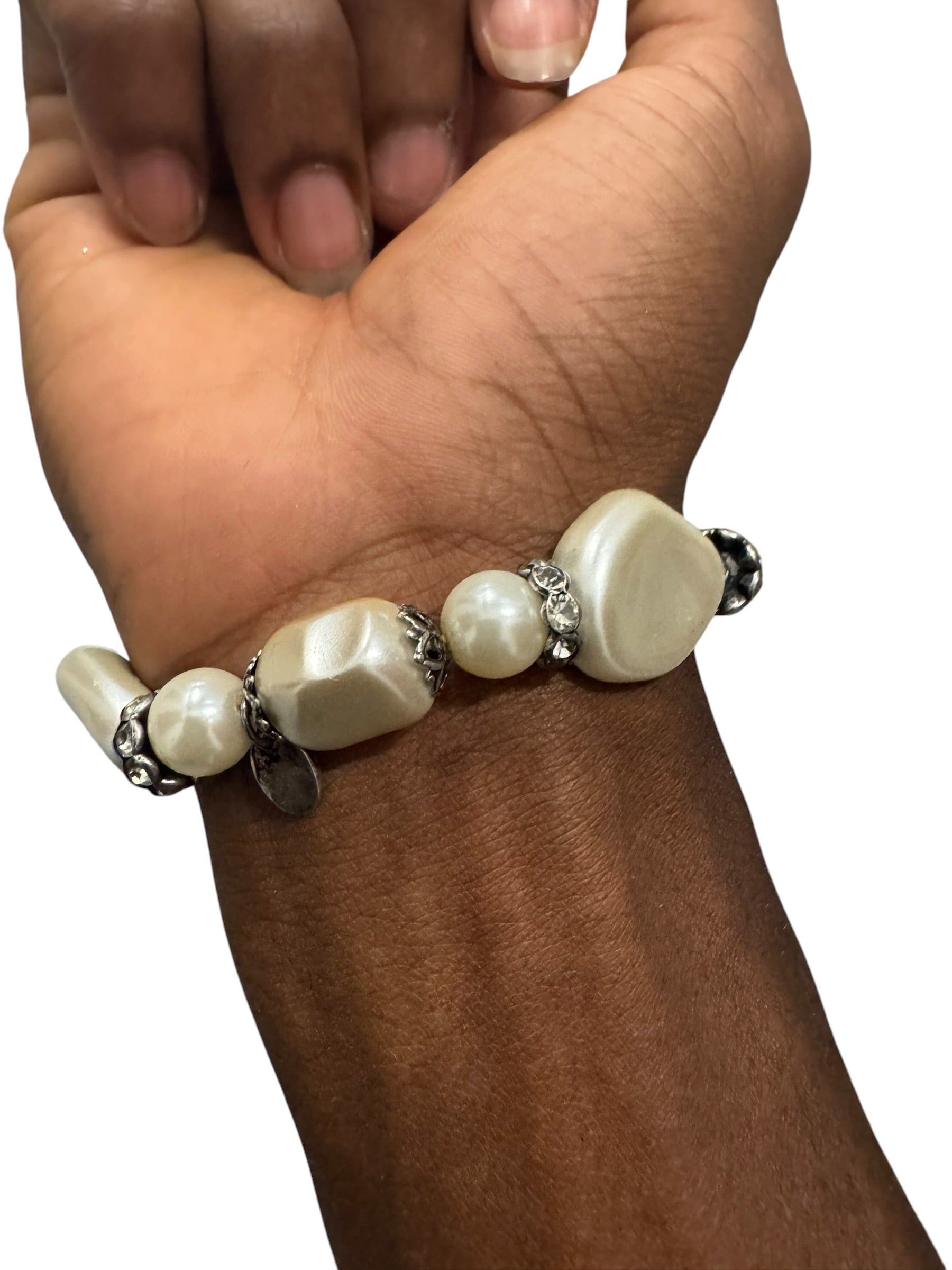 Pearl stone bracelet
