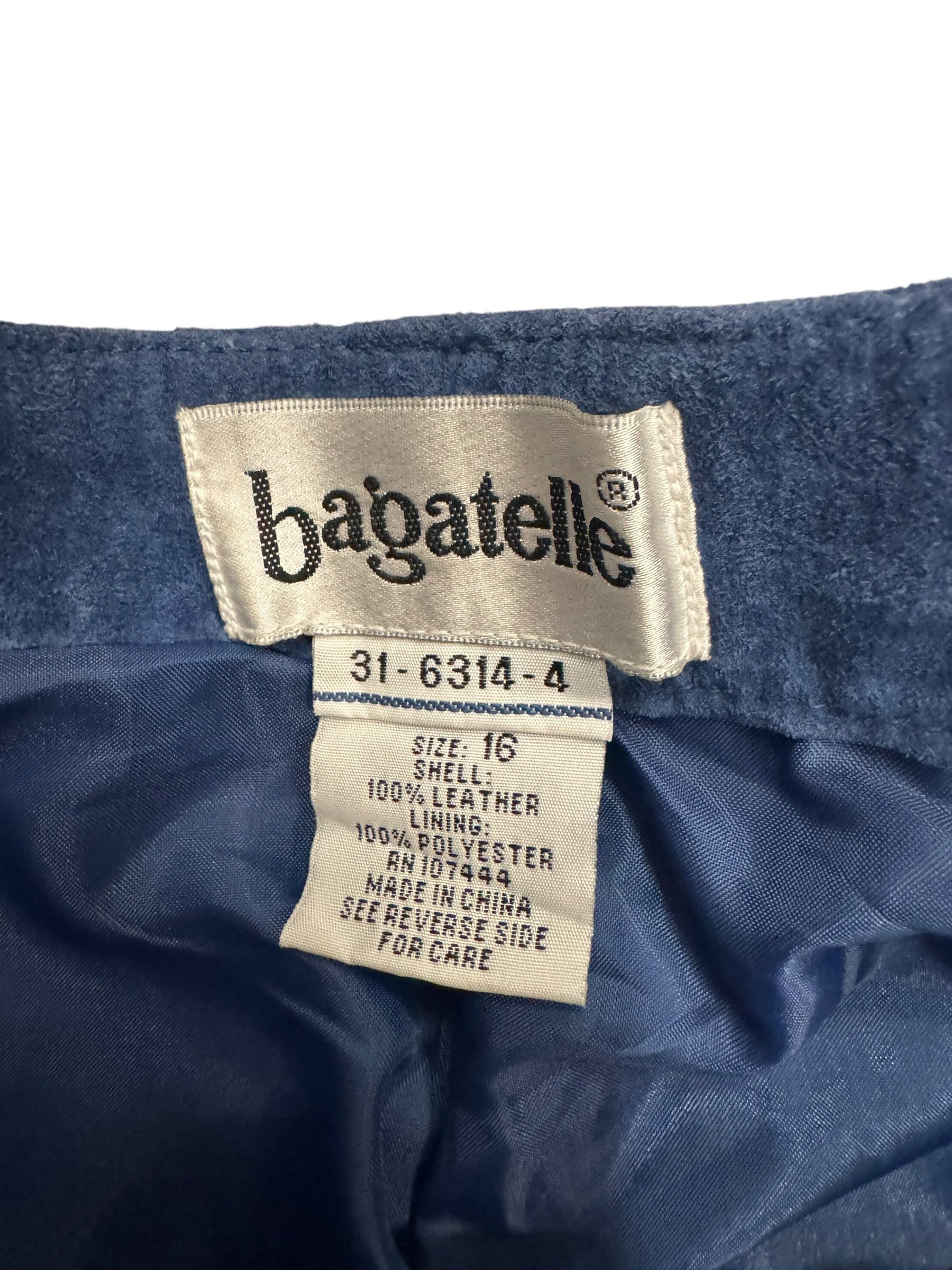 Bagatelle Suede Leather Pants