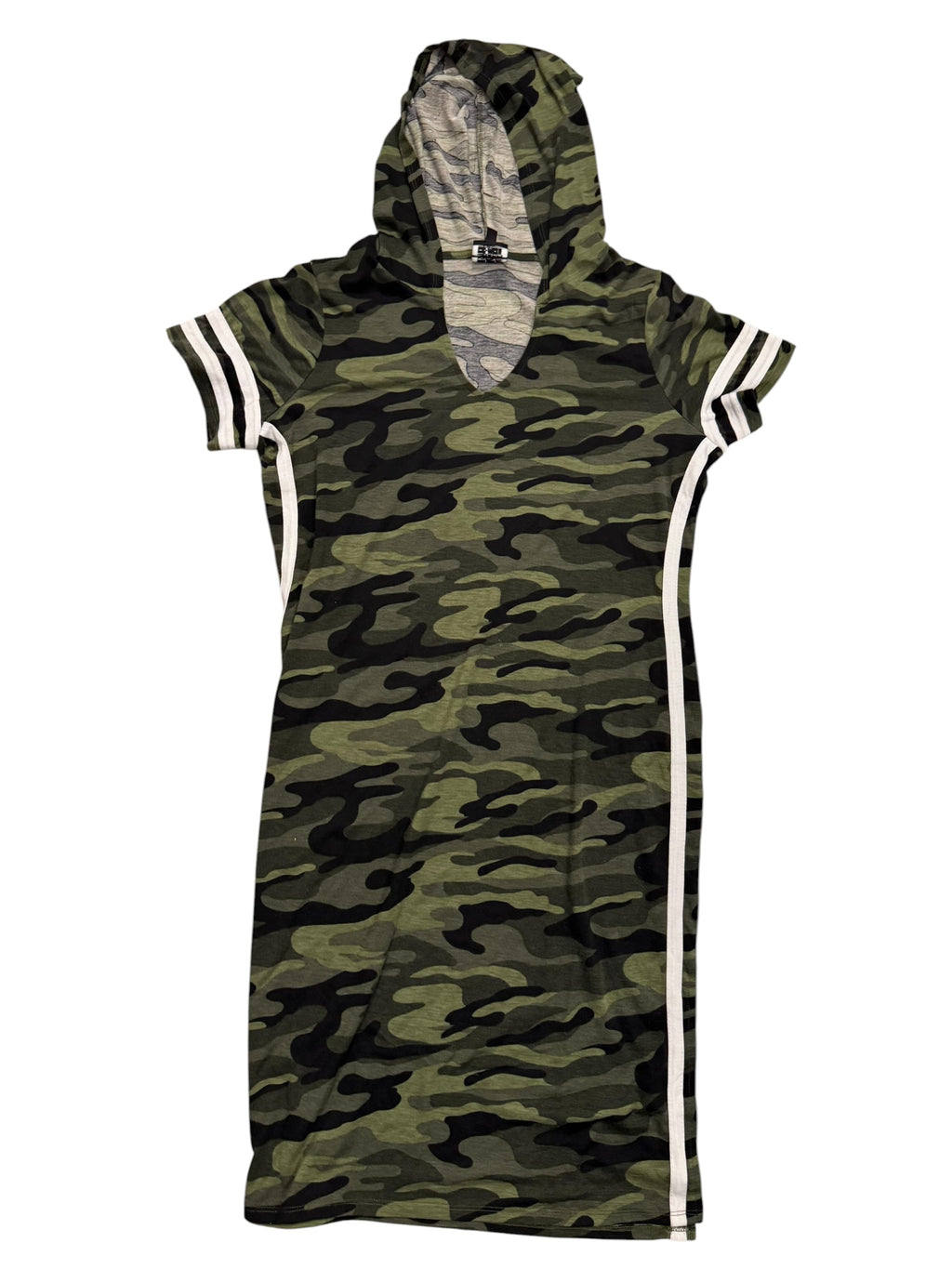 Camo hooded dress