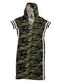 Camo hooded dress