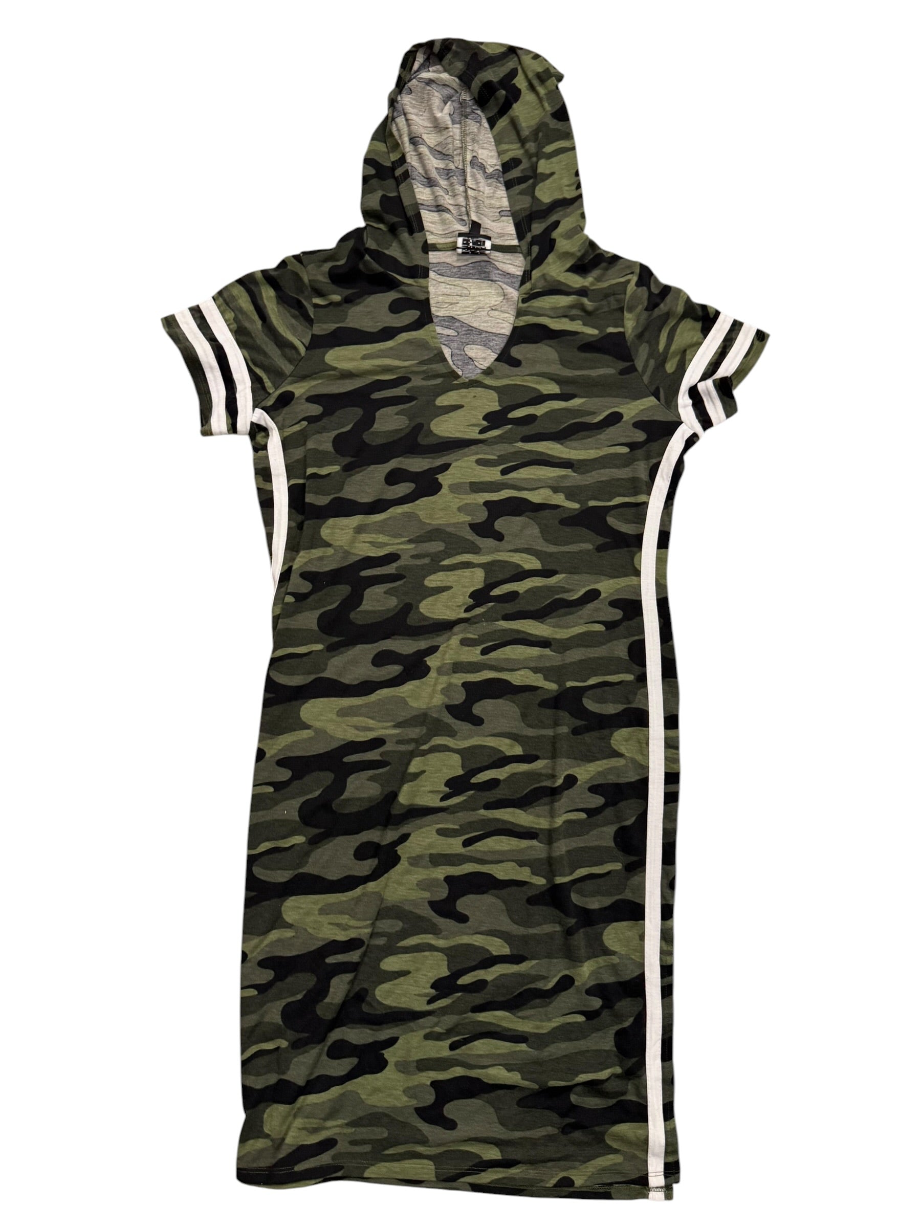 Camo hooded dress