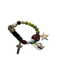 Star crossed multicolored bracelet