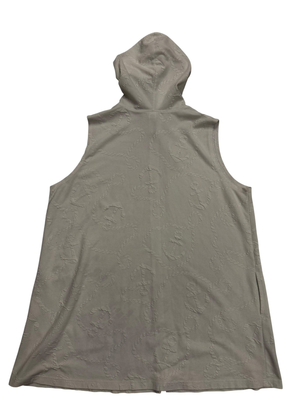 Dotti White Hoodie Vest