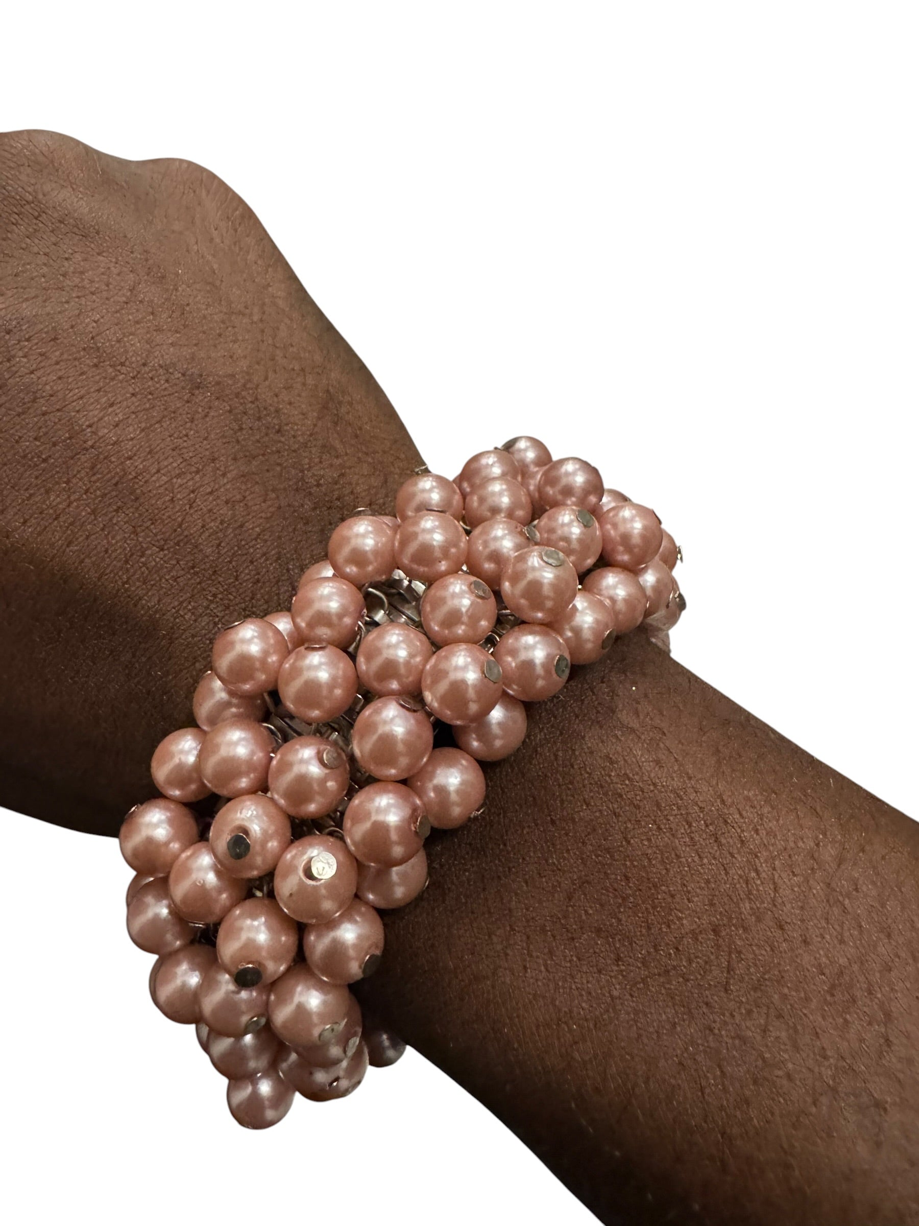 Pink Faux Pearl bracelet