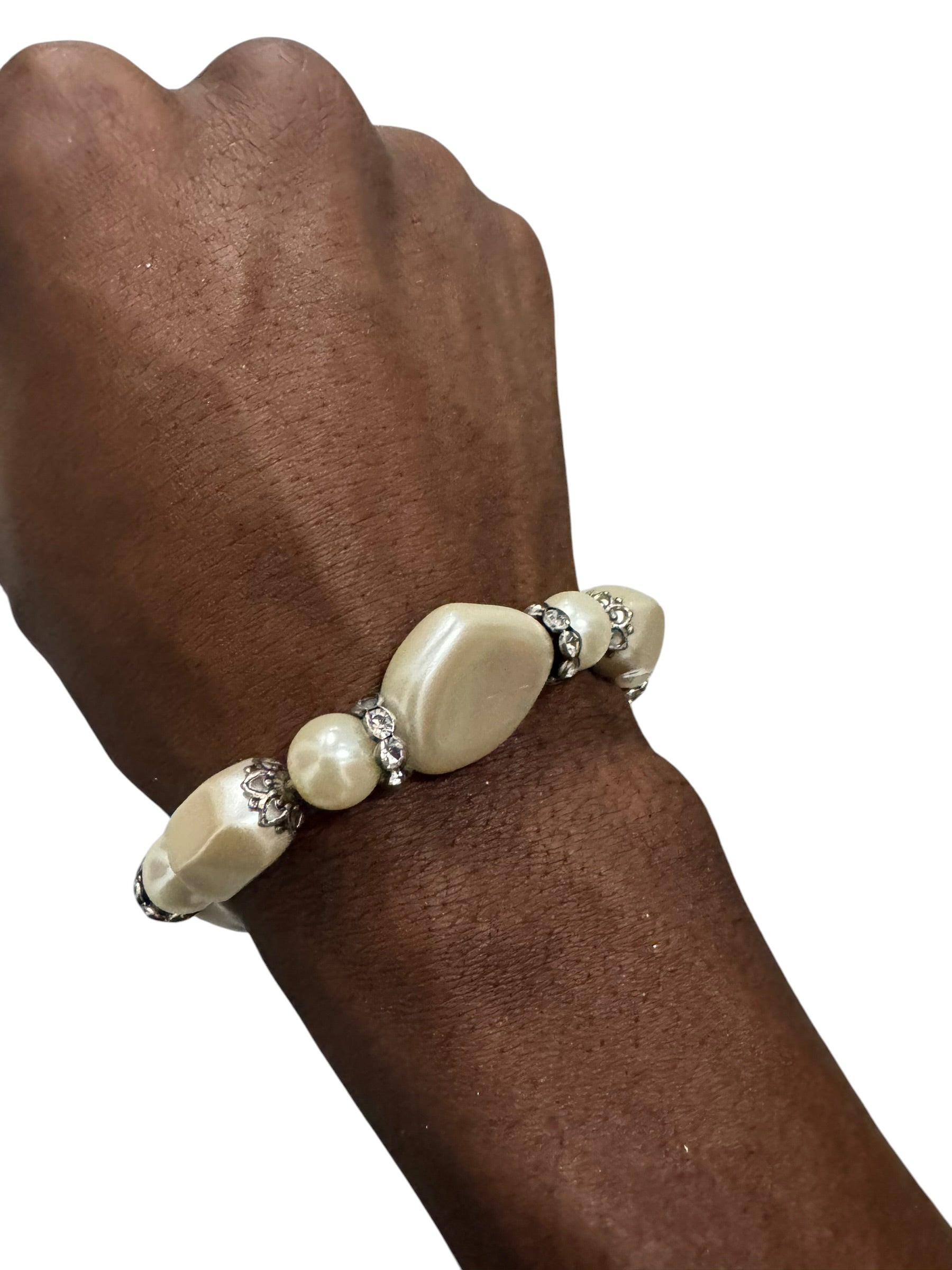 Pearl stone bracelet