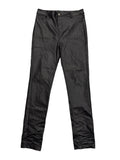 Leather pants no pockets
