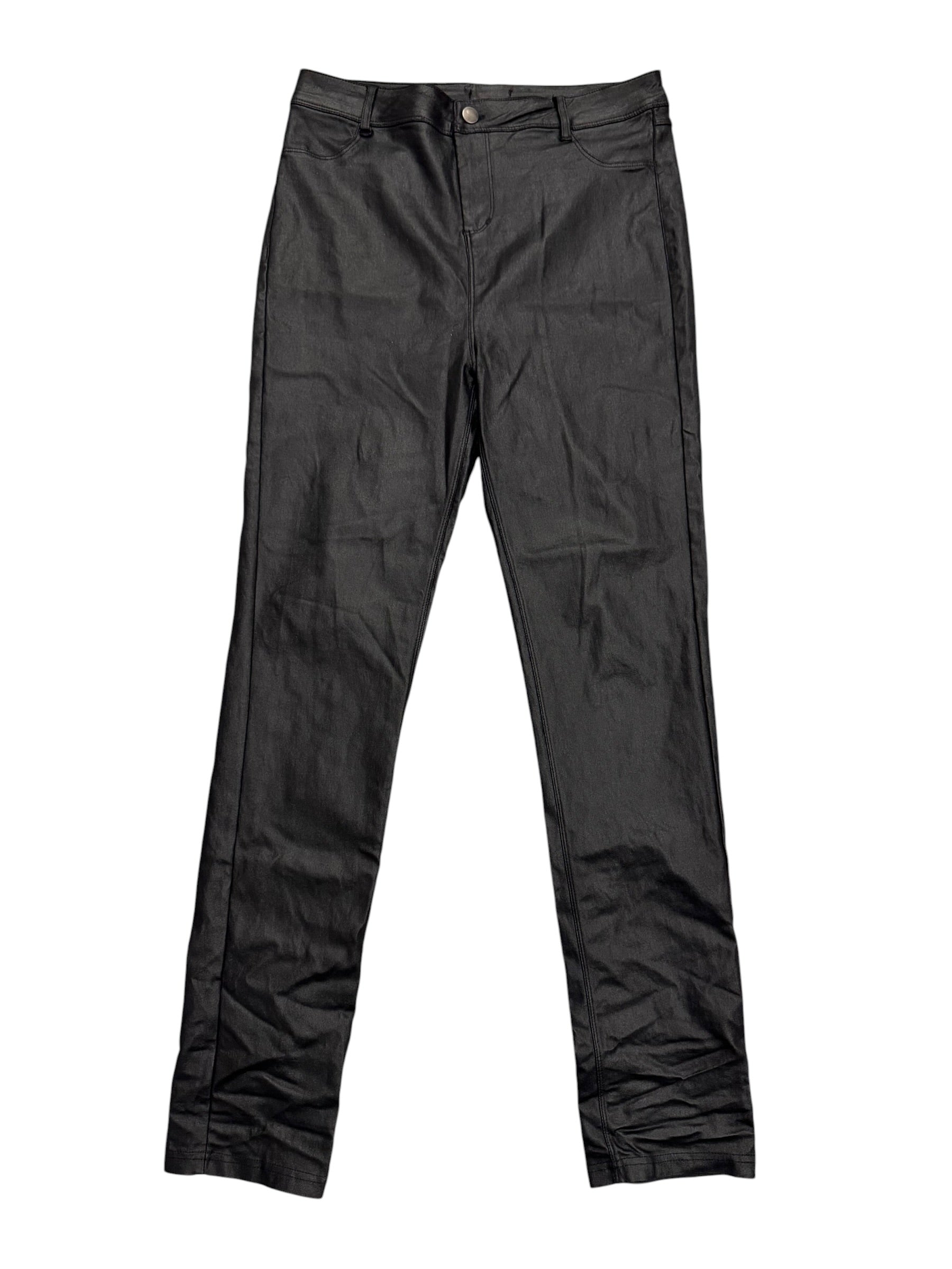 Leather pants no pockets