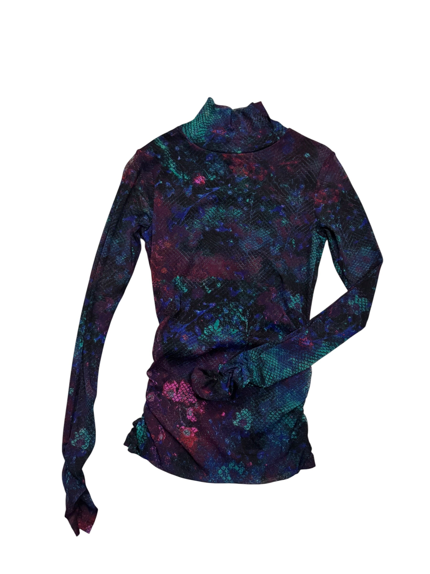 INC Purple Mesh Longsleeve