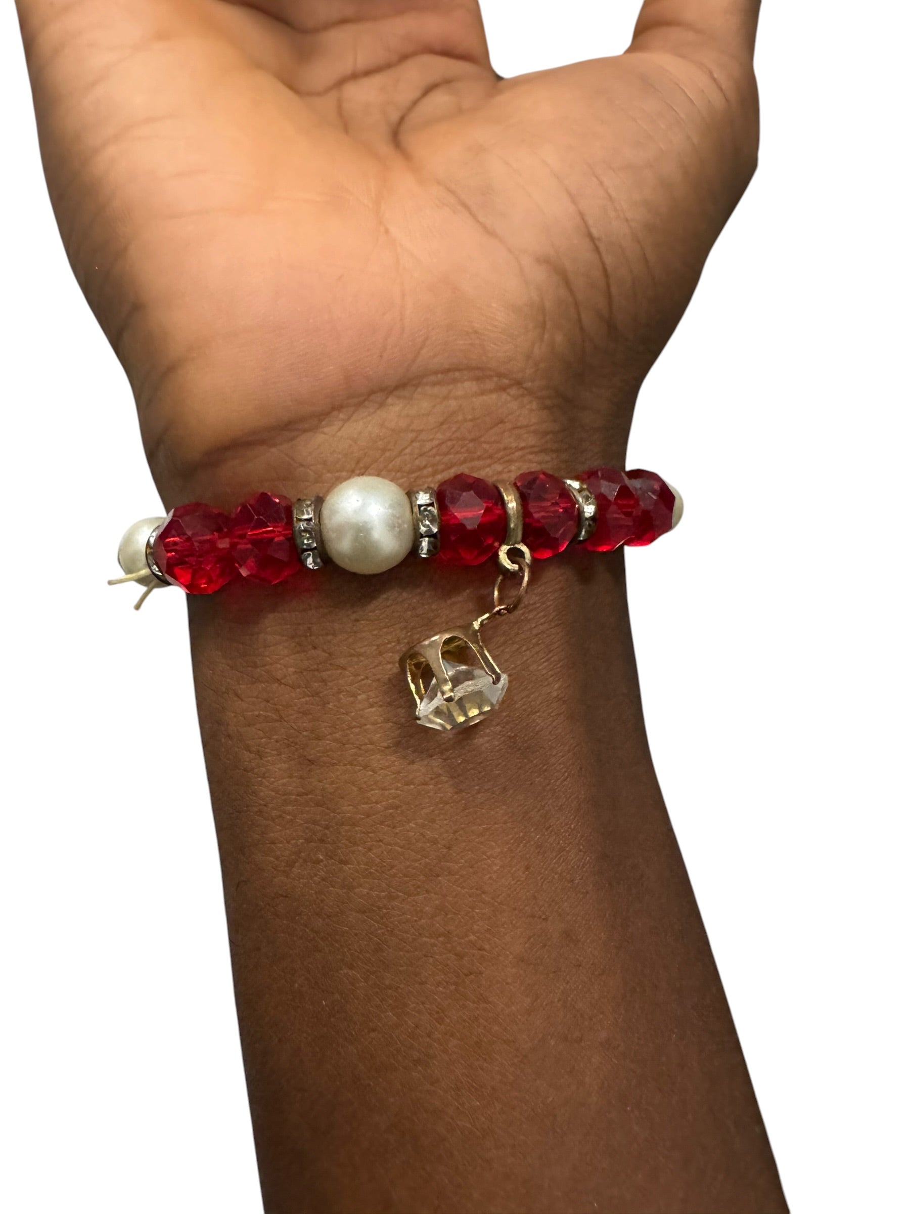 Red pearl bracelet