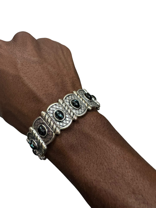 Black Silver Gladiator bracelet