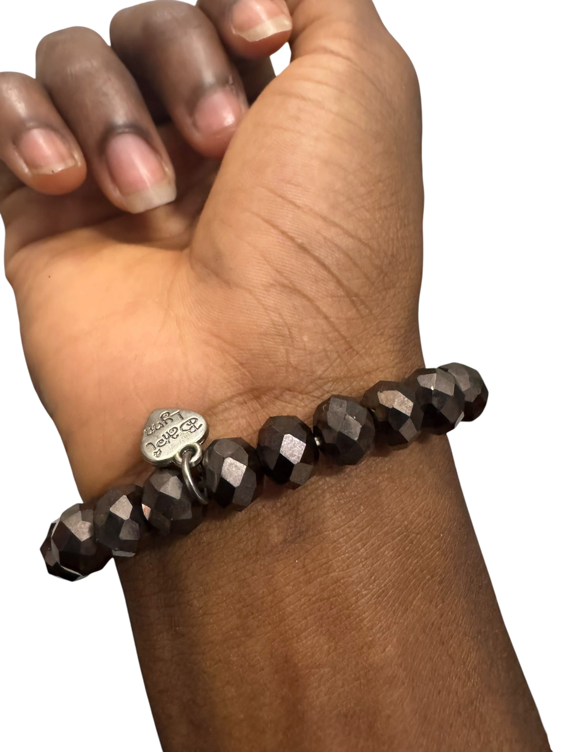 Brown grounding stone bracelet