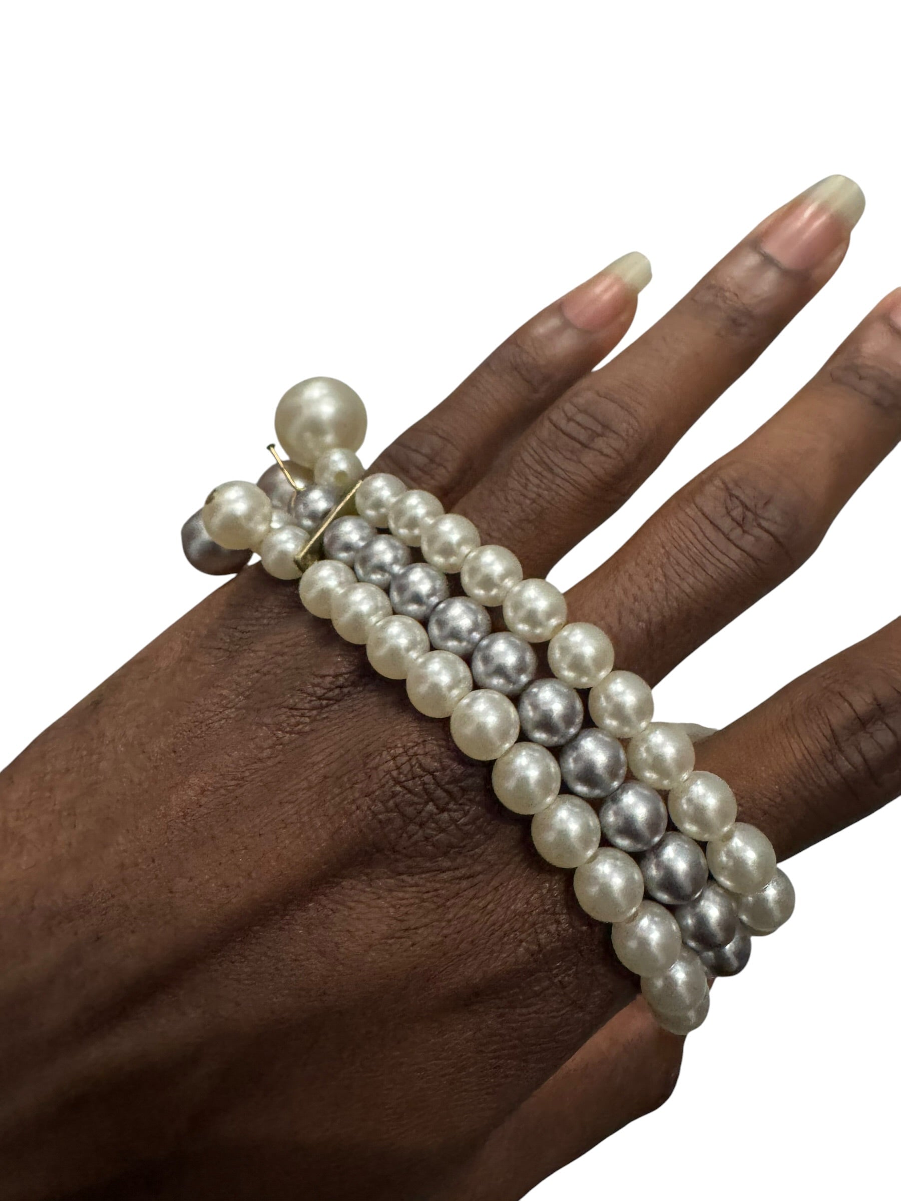 Pearl bundle bracelet