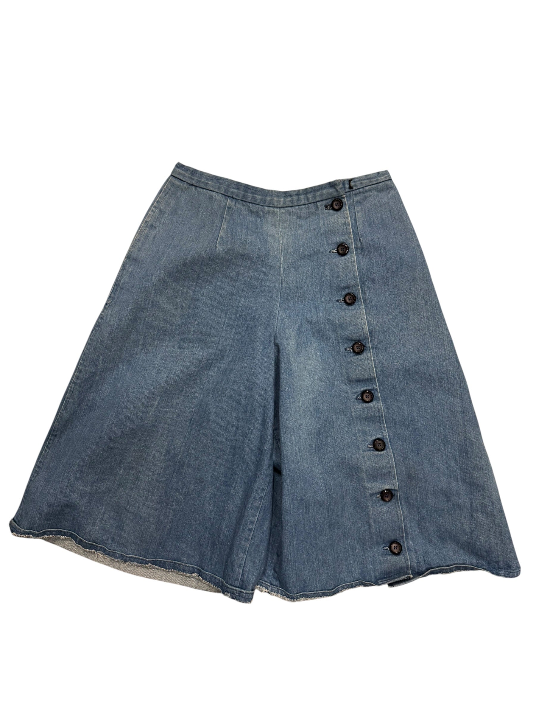 Botton Down Baggy Denims