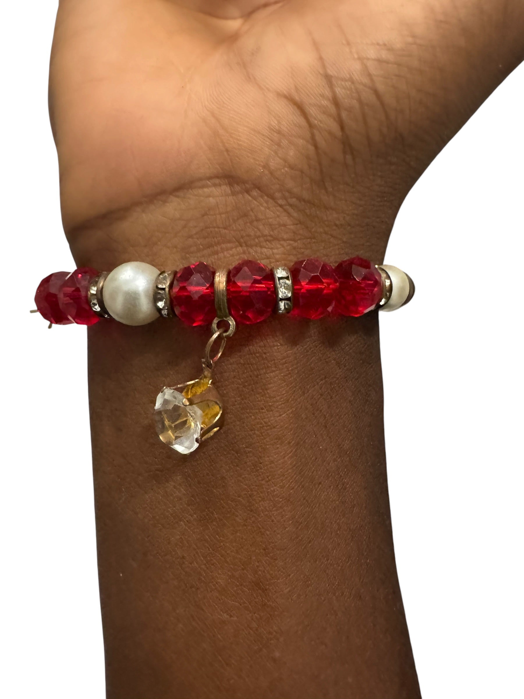 Red pearl bracelet