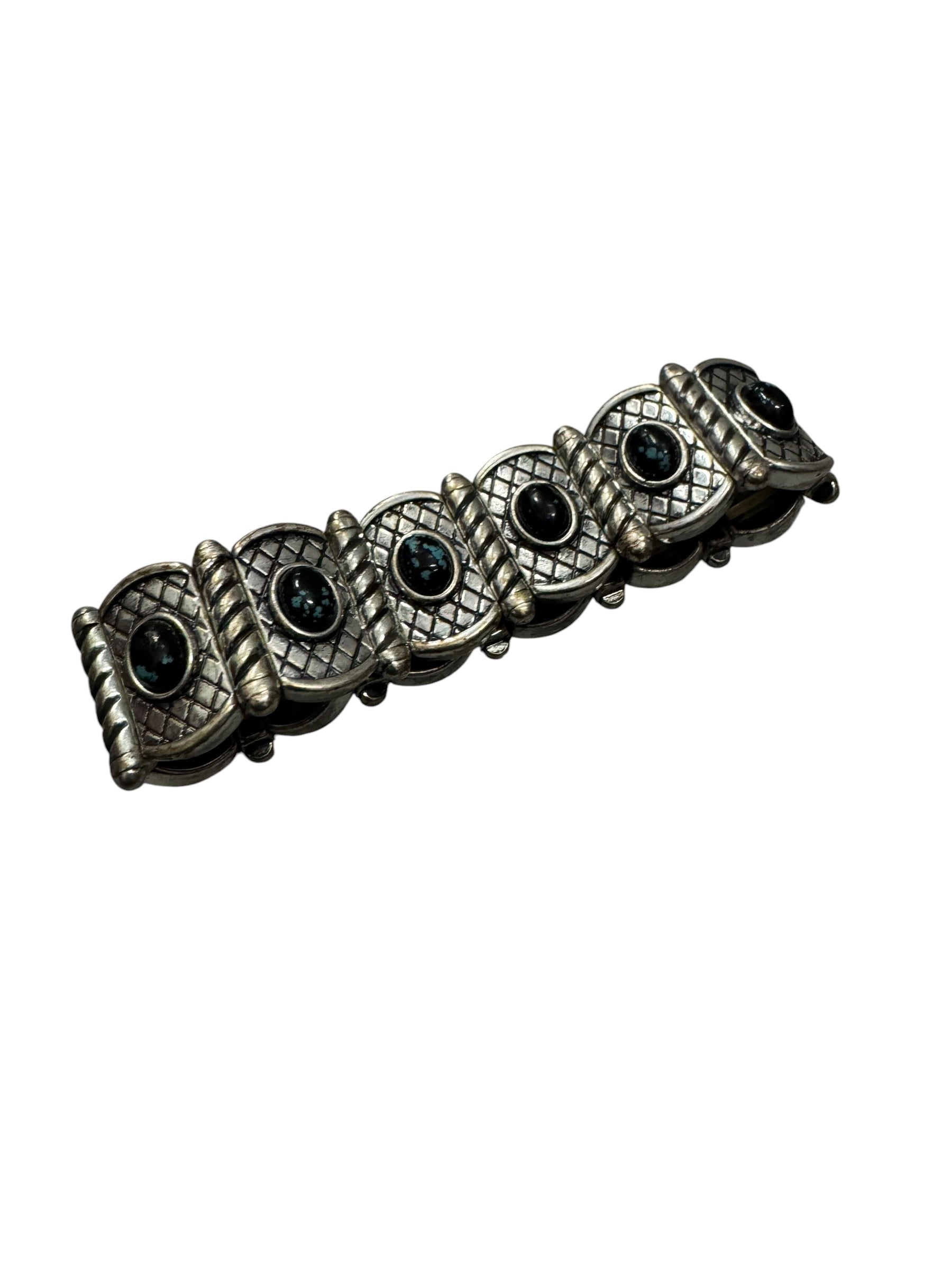 Black Silver Gladiator bracelet