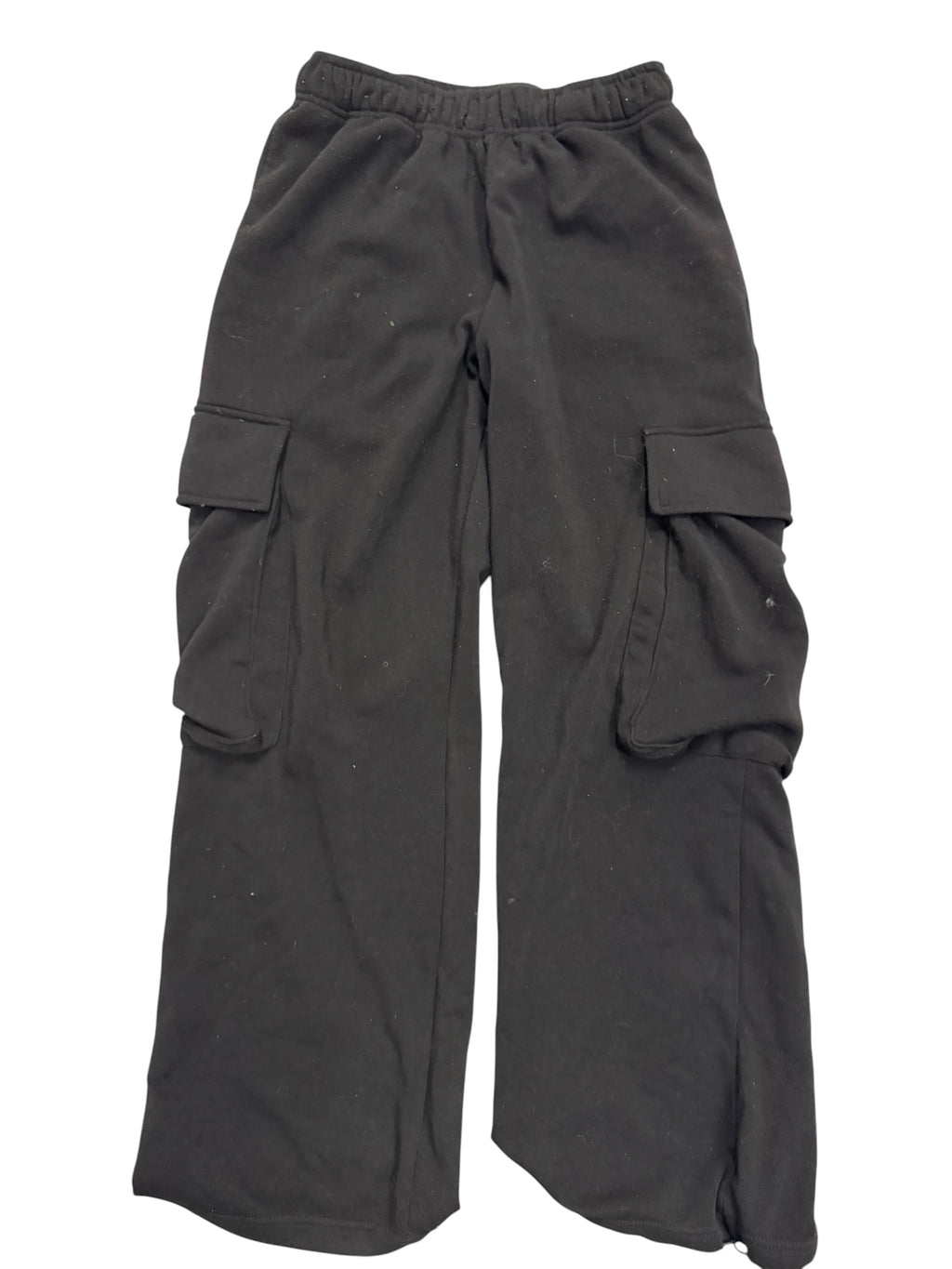 Black cargo sweats