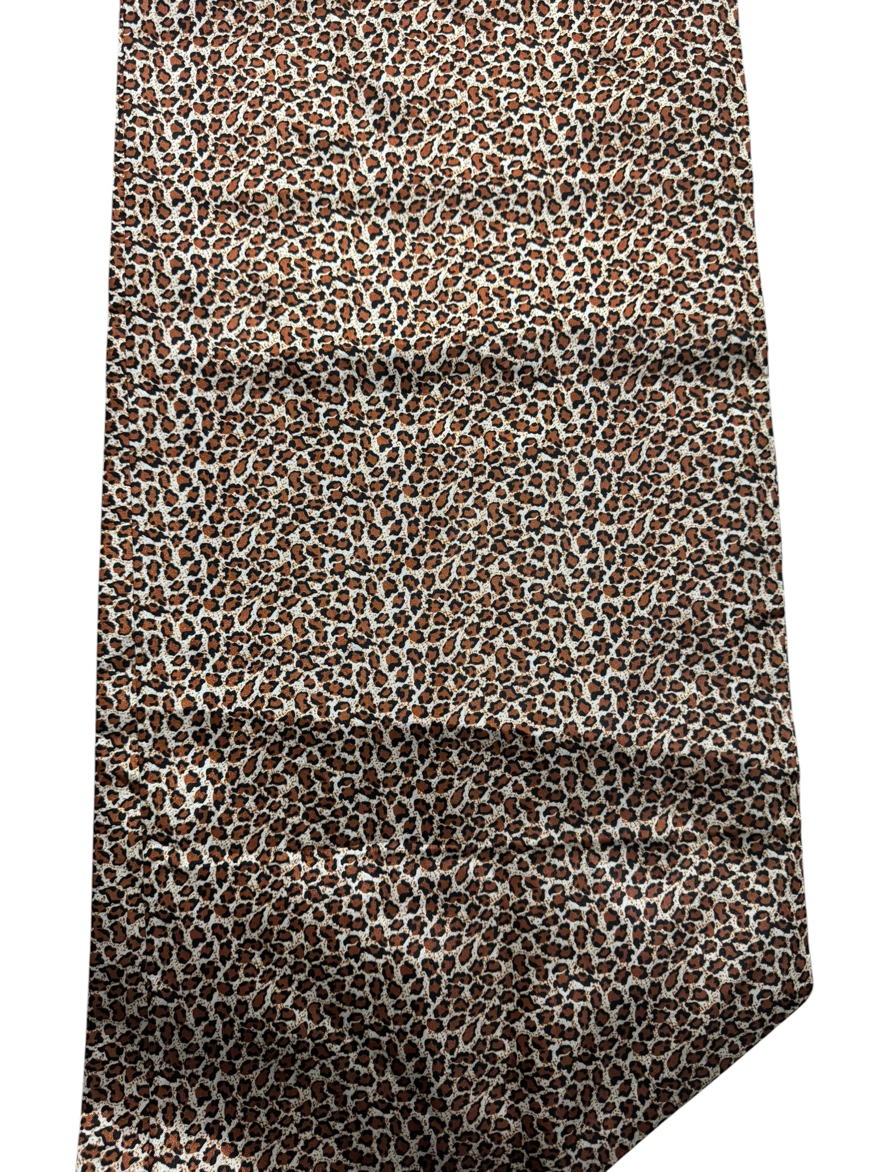 Gold Cheetah Print Scarf