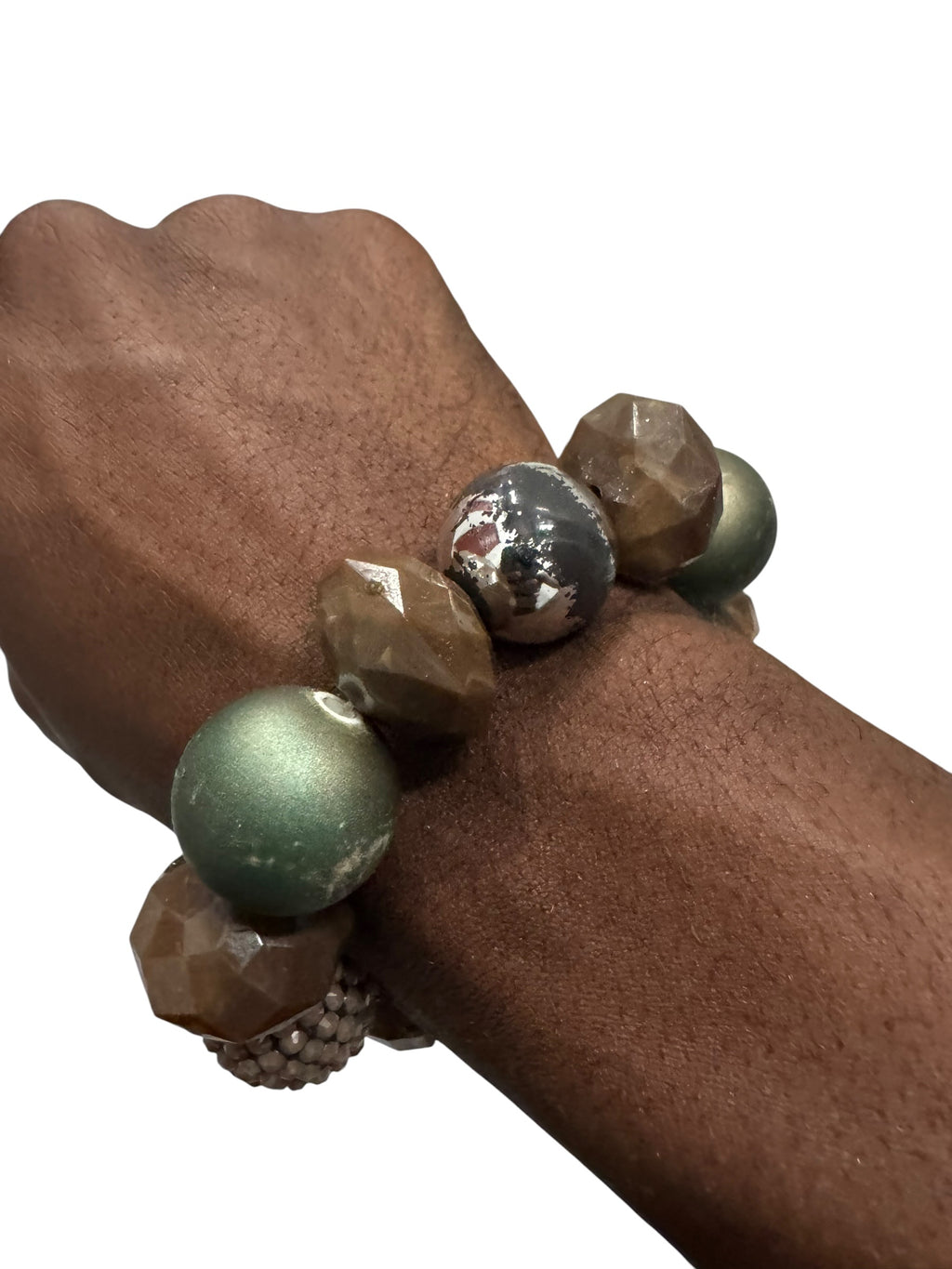 Brown giant stone bracelet