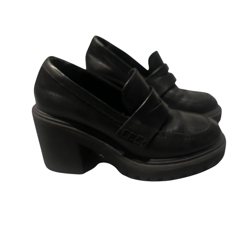 Black Leather Loafers