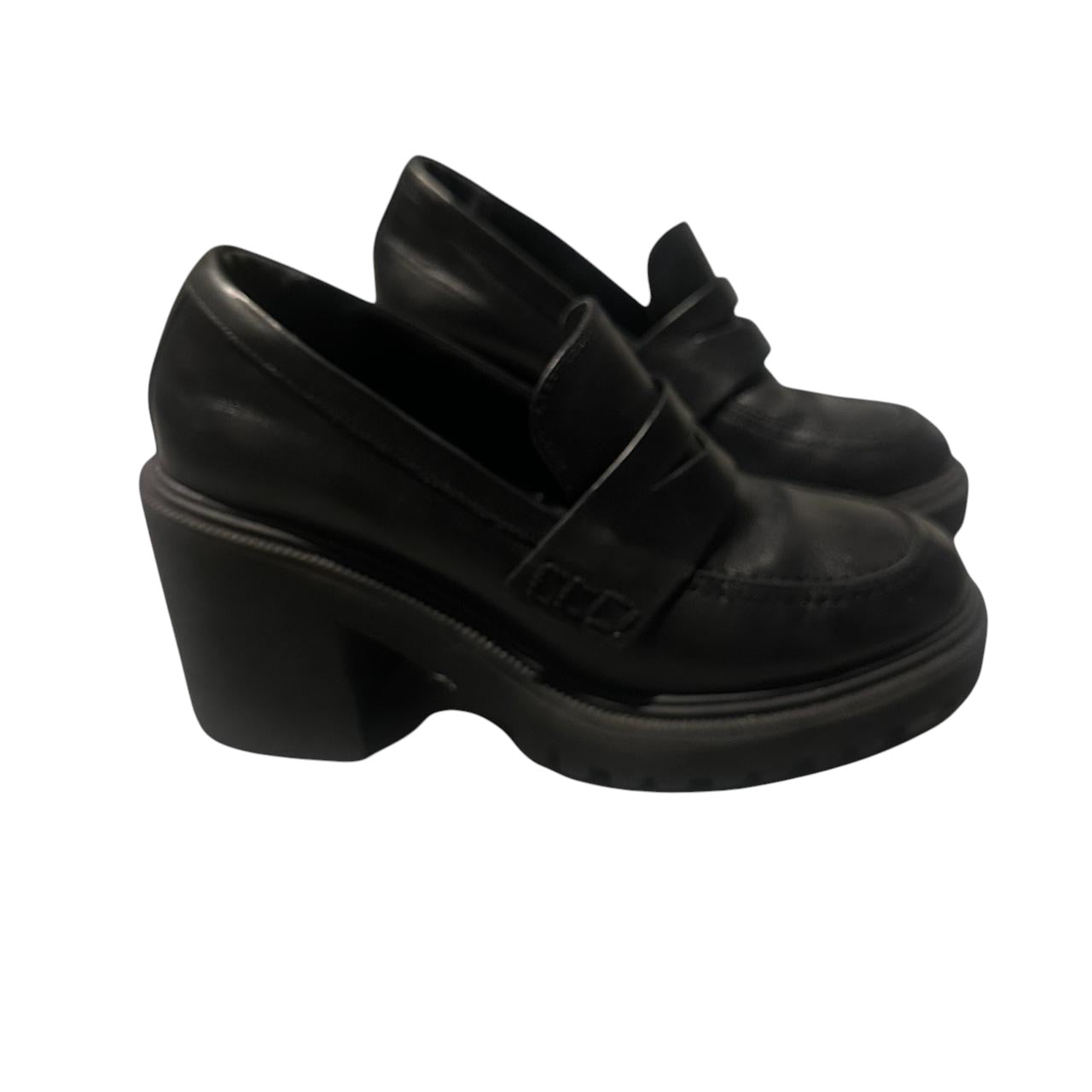 Black Leather Loafers