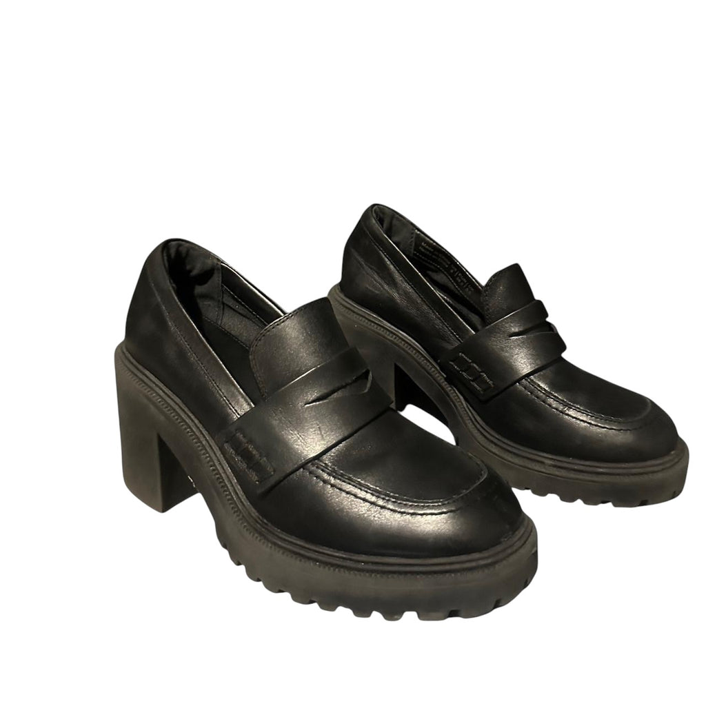 Black Leather Loafers