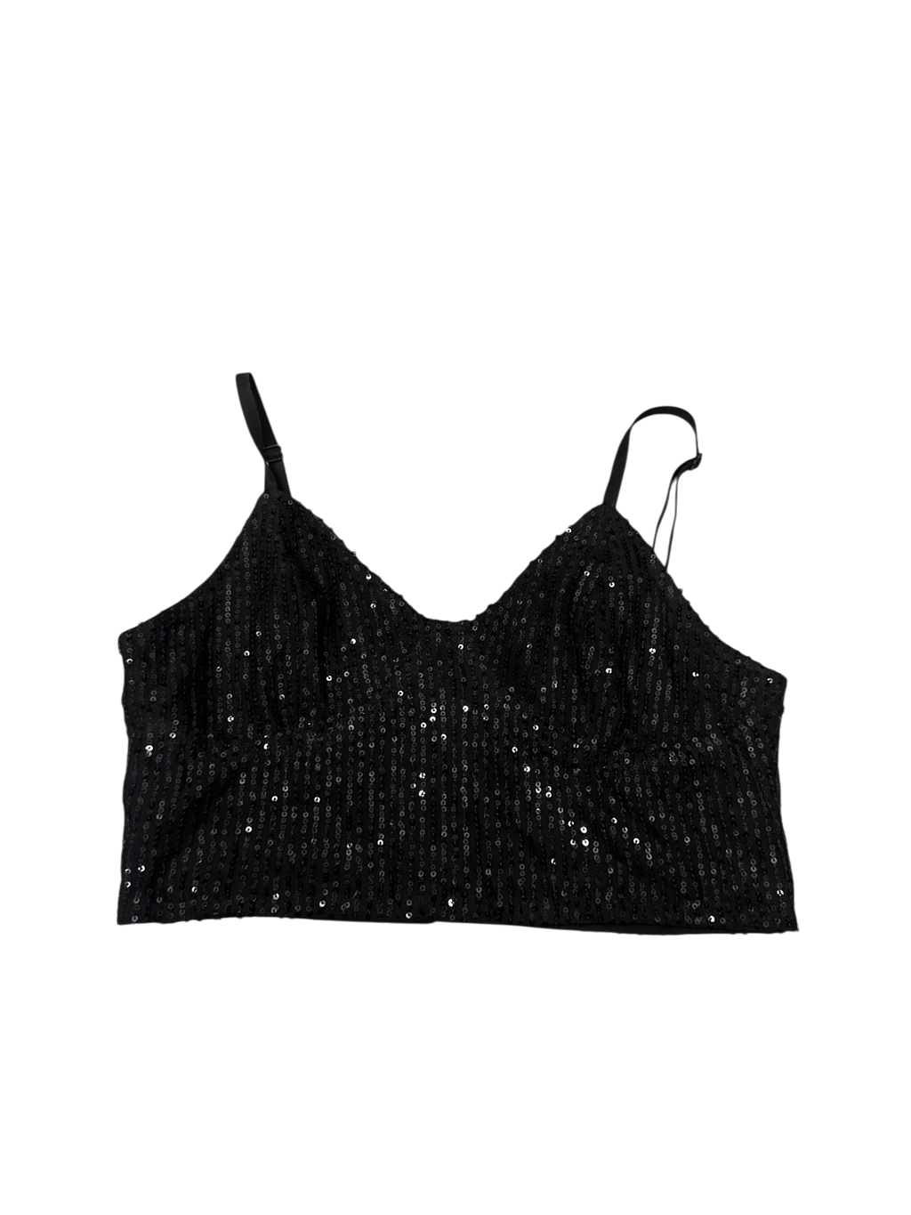 Black Sequin Tank