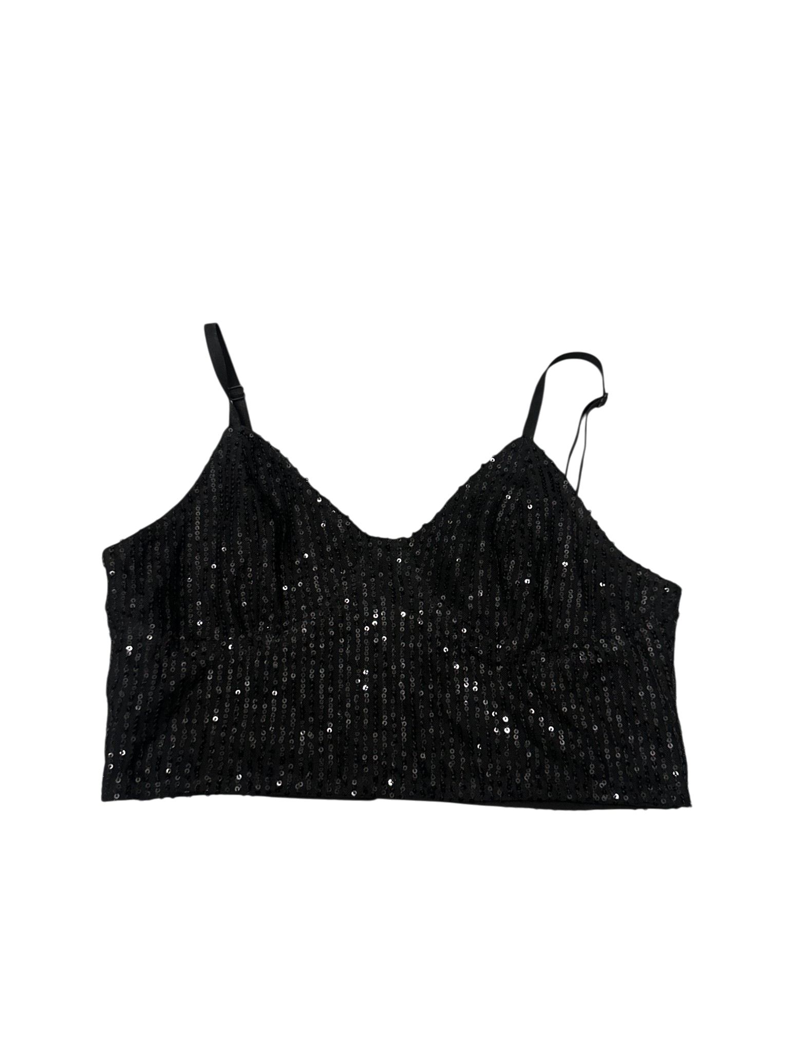 Black Sequin Tank