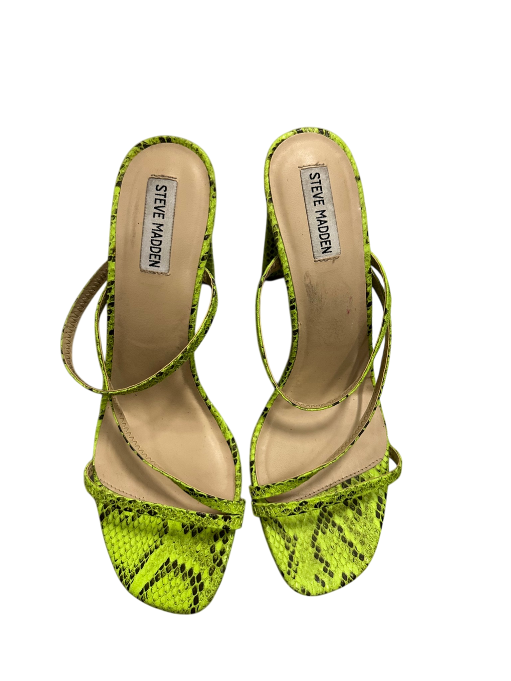 Green Snakeskin Heels
