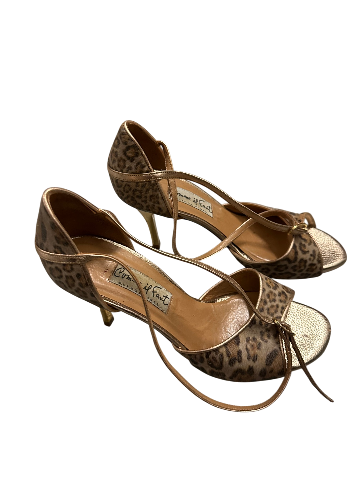 Cheetah Rose Gold Heels