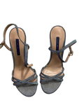 Blue Glitter Heels