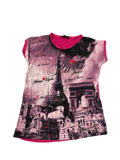 Paris France Pink Top