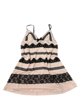Victoria Secret Pink Black Lace Dress