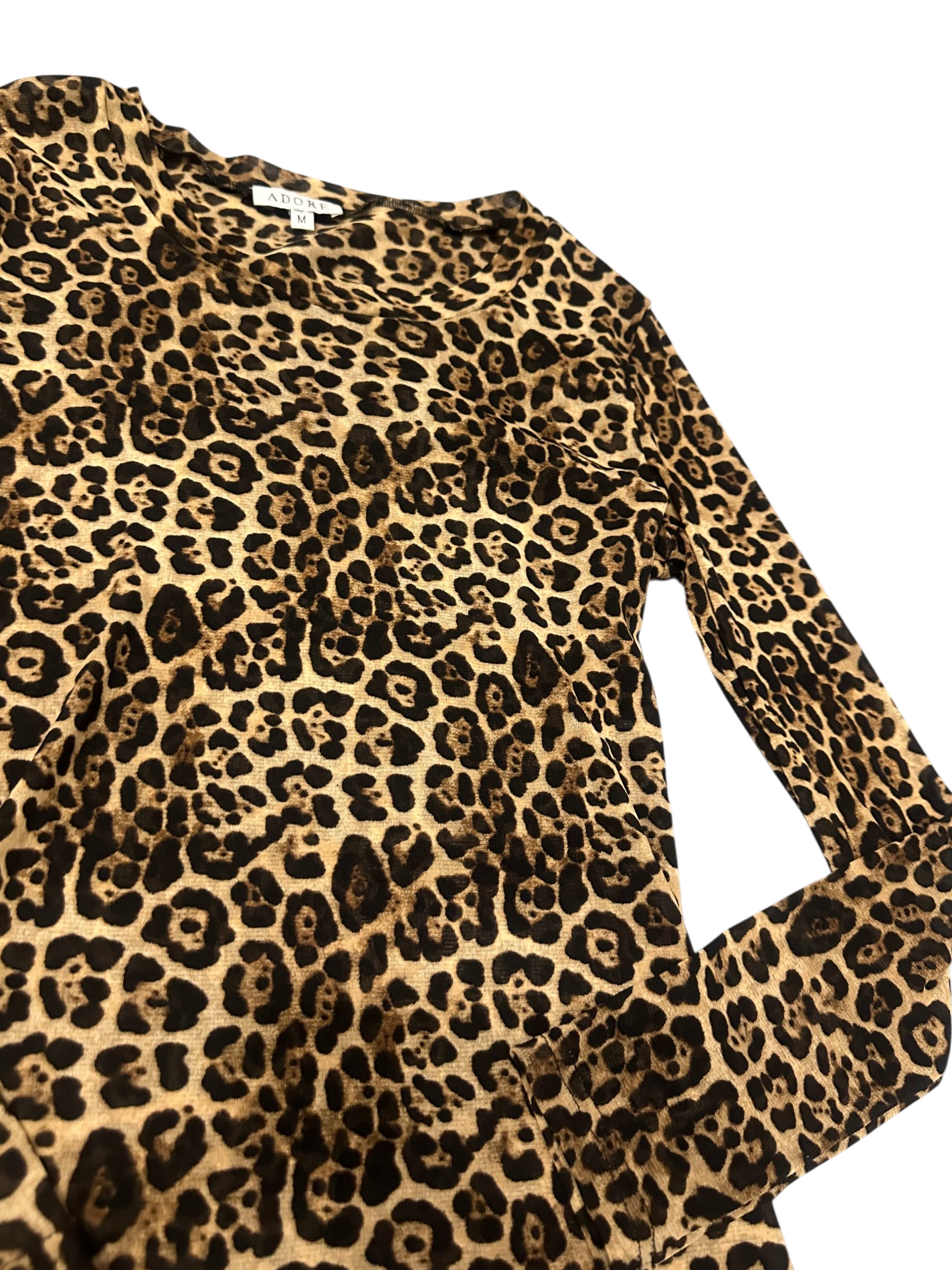 Cheetah Mesh Long Sleeve