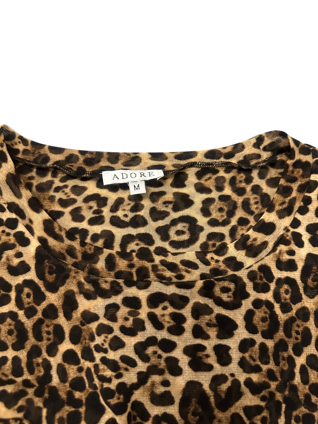 Cheetah Mesh Long Sleeve